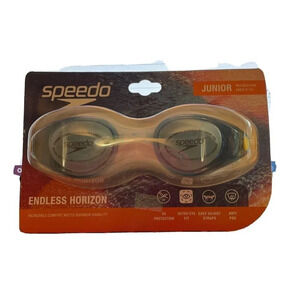 Speedo Swimming Endless Horizon Clear Cobalt Goggles Ages‎ Junior 6-14 NEW